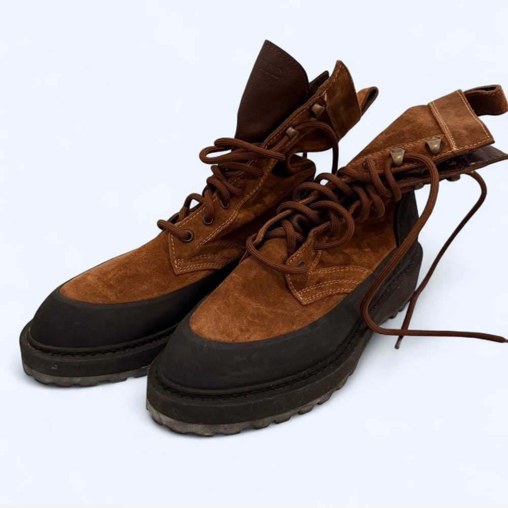 DIEMME SUEDE LACE UP BOOTS
